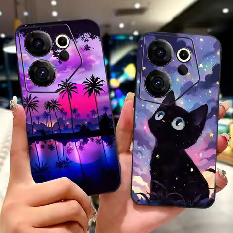 New Design Phone Case For Tecno Camon 20 Premier Camon20 20 Pro 4G Black Silicone Soft Cover For Tec