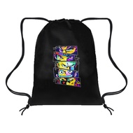 Tas Serut Futsal Waterproof - Tas Sekolah 5 Anime Rainbow