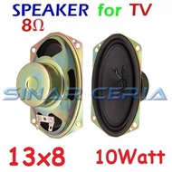 8 Ohm 10W Oval Audio Speaker Magnetic Speaker 8R 10Watt 813
