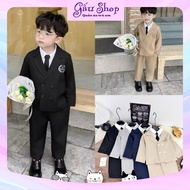 HP923 - 4-piece suit Set for boys to wear during ceremonies CNY