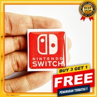 NITENDO SWITCH EMBLEM FLEXIBLE RAISED RESIN STICKER MOTORCYCLE STICKER
