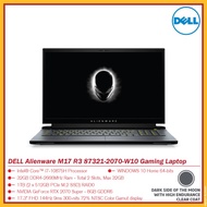 DELL Alienware M17 R3 87321-2070-W10 Gaming Laptop (DARK SIDE OF THE MOON with HIGH ENDURANCE CLEAR COAT)