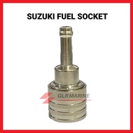SUZUKI FUEL SOCKET FUEL CONNECTOR (KE TANGKI/ KE ENJIN) KEPALA MINYAK SAMBUNG KE ENJIN 2HP-40HP 6575
