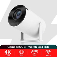 HY300Pro+ Portable WiFi Bluetooth Projector Outdoor Mini Projector 4K Decoding Portable Projector wi