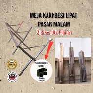 Kaki meja besi putih kasar.3x6 tinggi dan rendah