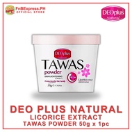 DeoPlus Natural Tawas Powder w/licorice 50g