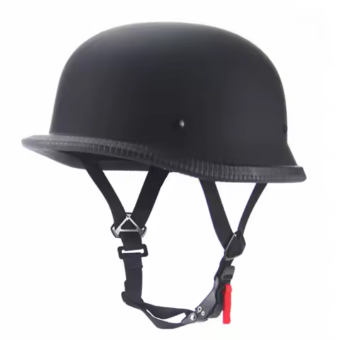 1PCS X M/L/XL/XXL Vintage Motorcycle Cruiser Helmet Half Face German Helmet Motorcycle Helmet Bright