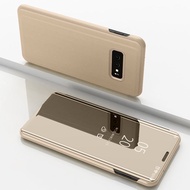 เคสโทรศัพท์ปลอกสำหรับ Samsung Galaxy S24 Ultra Samsung Galaxy S24 PLUS Samsung Galaxy S24 Samsung Galaxy Galaxy Samsung Galaxy Note 10 Lite S23 FE Plus Ultra 5G เคสโทรศัพท์ผิวกระจกมองเห็นได้ชัดเจนเคสแบบพับปิดได้แข็งแบบแฟชั่น