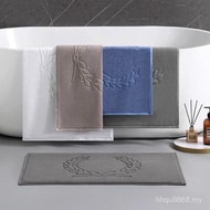 Pure Cotton Absorbent Toilet Five-Star Toilet Floor Mat Bathroom Floor Towel Hotel Foot Mat Thickene