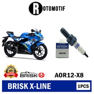 GSX R150 Brisk X Line AOR12-X8 Spark Plug