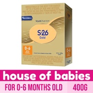 S-26 GOLD ONE 400g for 0-6 Months Old Infant Formula