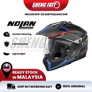NOLAN N70-2X Earthquake Full Face Helmet Motor Visor Topi Keledar Keselamatan Full Face Original Superbike Intercom