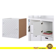 IKEA-KALLAX Insert with pegboard, white, 33x33 cm