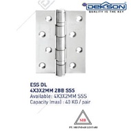 Dekson ESS DL 4"X3X2MM 2BB SSS DOOR HINGE