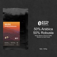 Roastery Coffee City - House Blend Arabica Robusta 50/50 Coffee Beans 50% Arabica 50% Robusta Espres