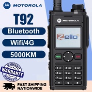 Motorola T92  5000KM  Global 4G/5G/Wifi GPS Network RadioLong Range Internet Intercom IP54 Waterproo