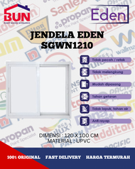 Jendela Upvc Eden Upvcslid Wd SGWN1210 120X100Cm Wh