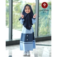 Unik Gamis Anak Falisha Kids Plus Hijab usia 2-6 thn ANV Limited