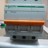 mcb 3 phase 6a-20a schneider