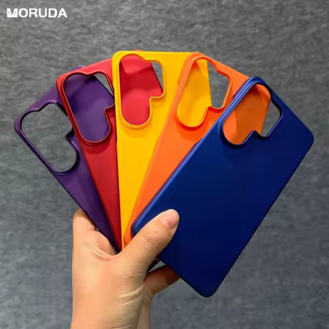Hard PC Frosted Borderless Case for Samsung Galaxy S26 S25 S24 Ultra S23 FE S22 Plus A55 A56 A54 A15