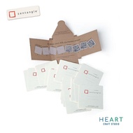 ZENTANGLE ORIGINAL PAPER TILES SET / SQUARE 89mm /WHITE 10 tiles