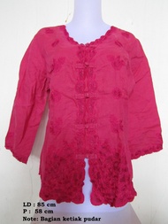 PRELOVED! Baju wanita Kebaya encim MURAH blus wanita warna pink tua