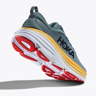 [Best Seller] Hoka One Bondi 8 รองเท้าผ้าใบ รองเท้าวิ่งมาราธอน ระบายอากาศ น้ําหนักเบา สะดวกสบาย คุณภาพสูง สีเทา สําหรับผู้ชาย และผู้หญิง