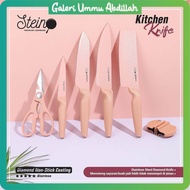 Pisau Dapur Stein knife set Steincookware Pisau Diamond Knives Stein pisau set 6 in 1 Pisau Steincoo