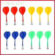 [finebluek7] 12 Pieces Colorful Magnetic Darts Set Indoor Game Safety Replacement Darts