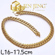 JIN JING RANTAI TANGAN LIPAN (HOLLOW) EMAS 916 TULEN 2.63g-2.77g