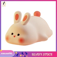 [xinhuan75l.]  Night Light,Cute Silicone Lamp, Dimmable Light Up Bunny, Night Lamp,Rechargeable Bunn