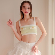 LUCA STUDIO_Tina crop top - Light green - เสื้อครอป สายเดี่ยว