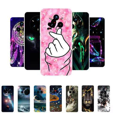 Silicone Case For Realme 14 Pro 5G Cover 14Pro+ Animal Soft TPU Back Cover Cases for Realme 14 Pro P