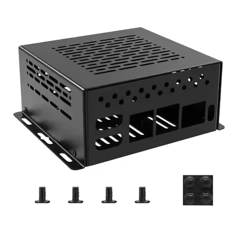 Geekbord X1500-C1 X1500-C2 Metal Case for Raspberry Pi CM5 and X1500/X1501 IO Board