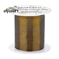 1roll Round Copper Wire for Wire Wrapped Jewelry Making Antique Bronze 22 Gauge 0.6mm about 164.04 F