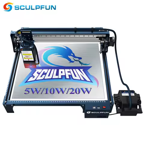 SCULPFUN S30/S30 PRO/S30 PRO MAX Laser Engraving Machine Automatic Air Assist System 5W/10W/20W Lase