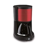 Moulinex fg370d11 freistehend halbautomatisch – (freistehend, Kaffeemaschine Filter manuell Kaffeemaschine, schwarz, rot, Krug, Knöpfe, Klappdeckel)
