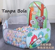 YG4 MAINAN ANAK TENDA ANAK KOLAM BOLA KERANJANG MANDI BOLA BLUE CAMG
