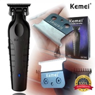 *พร้อมส่ง 24ชม.* Kemei ปัตตาเลี่ยนไฟฟ้า KM-2299 พร้อมฐานหัวน้ํามัน USB สําหรับปัตตาเลี่ยนตัดผม/Hair 