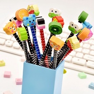 HB pencil with animal-shaped eraser _cartoon pencil_cute Christmas pencil, cute pencil for students 