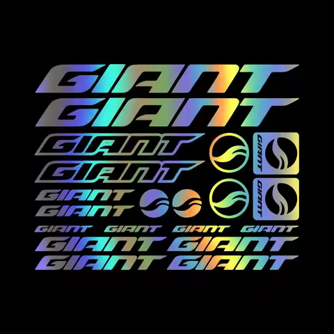 20X for KIT GIANT ADESIVI BICI CAR STICKERS BIKE MTB BDC BICICLETTA PRESPAZIATI PVC DECAL