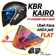 KBR KAIRO Helmet Visor FLAT venom open (not for njs kairoz) by Three Maeestro tm2