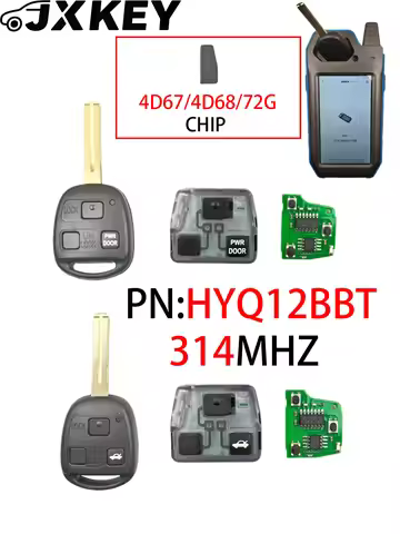 For Lexus RX330 RX350 LS430 ES330 SC430 RX400H 2004-2010 Car Remote Key 89070-48821 314.3MHz 4D67/68