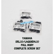YAMAHA LAGENDA 110 SRL 110 SRL 115 LAGENDA FULL BODY COVER COMPLETE SCREW SET SKRU SRL110 Z ZR SRL11