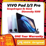 VIVO Pad 3 Snapdragon 8s Gen 3 Vivo Pad 3 Pro Dimensity 9300 12.1" 144Hz