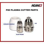 P80 PLASMA CUTTER PARTS ROLLER ELECTRODE TIPS SHIELD