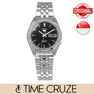 [Time Cruze] Seiko 5 SNK361K1 Automatic Black Dial Stainless Steel Men Watch SNK361K SNK361