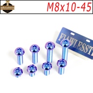 FLAWLESSTI M8x10-45 Gr5 Titanium Bolt Front Rear Brake Caliper Bolt Shock Bolt Brembo 4 Pot 2 Pot Bo