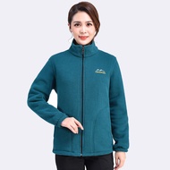 Women's Autumn Winter Fleece Fleece Women's Jacket Fleece Lining Thickened Warm Fleece Fleece Loose