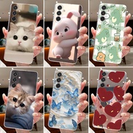 Casing For Samsung Galaxy M35 M55 C55 F55 M55S Clear Silicone Jelly Soft TPU Back Cover For Samsung 